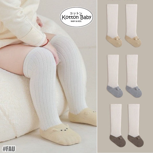 0-1 thn | KAOS KAKI POLOS BAYI ANAK IMPOR NEWBORN SOCKS UNISEX catalog NMBB FAU