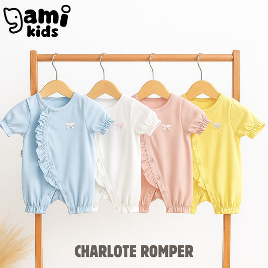 0-18bln JUMPER BASIC BAYI | JUMPSUIT ROMPER BAJU PAKAIAN ANAK BABY catalog TMTM CHARLOTE