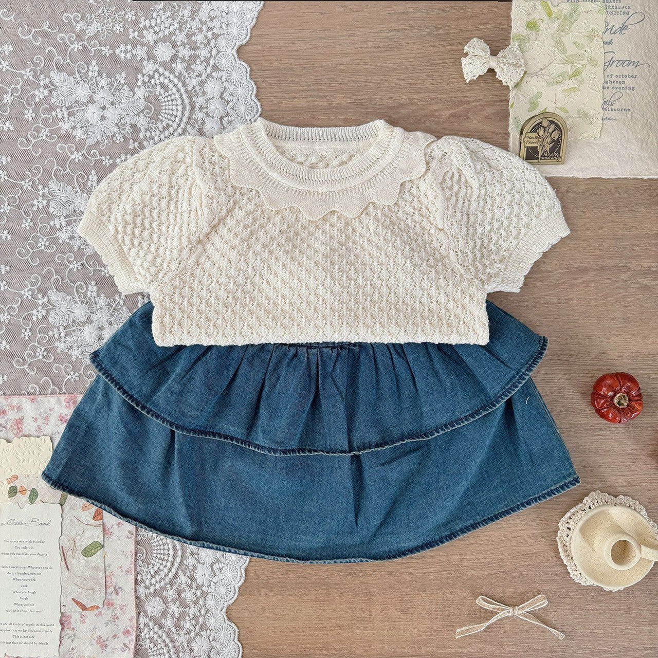 0-3 Thn | ATASAN BAJU KNIT RAJUT KAOS KEMEJA BAYI PAKAIAN ANAK PEREMPUAN catalog CTML CBJ