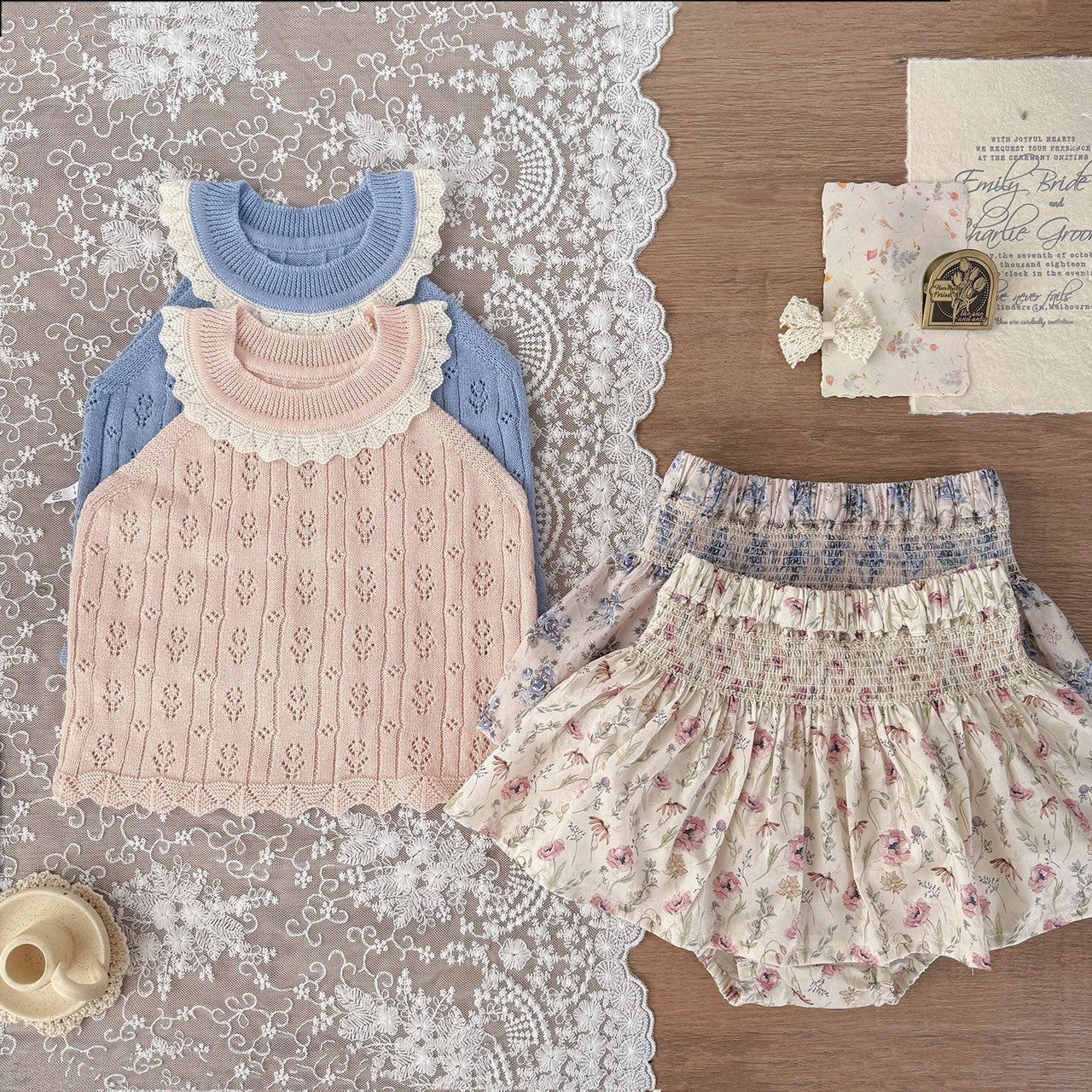 0-4 Thn | ATASAN BAJU KNIT RAJUT BAYI PAKAIAN ANAK PEREMPUAN catalog CTML CAW