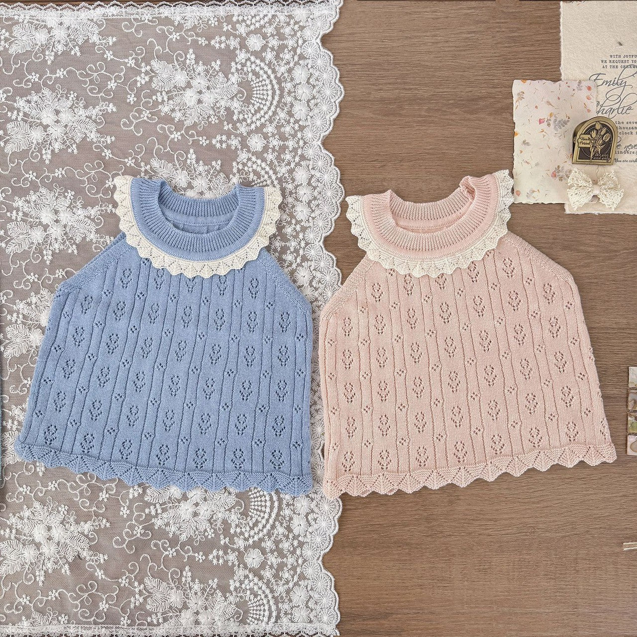 0-4 Thn | ATASAN BAJU KNIT RAJUT BAYI PAKAIAN ANAK PEREMPUAN catalog CTML CAW