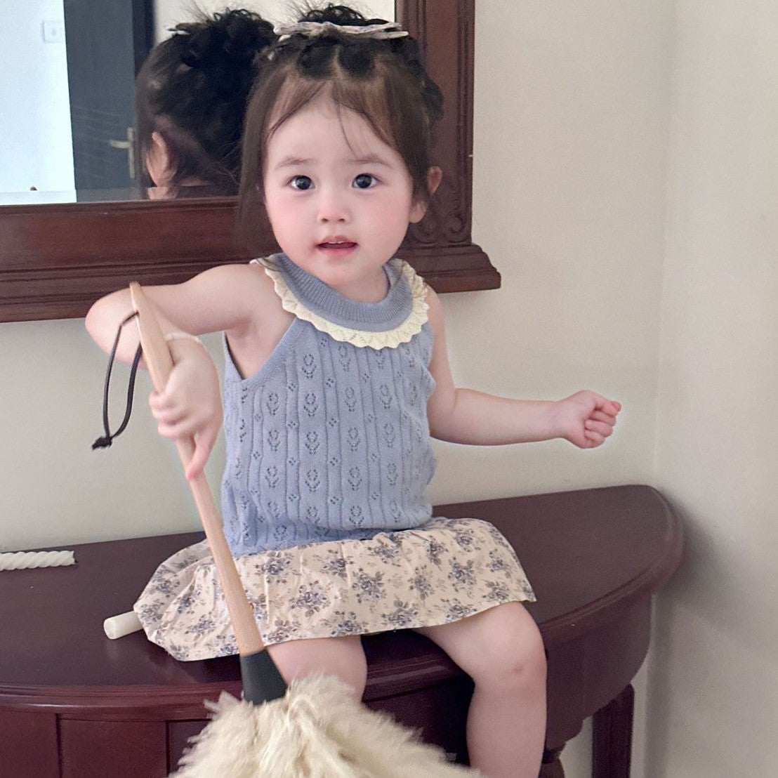 0-4 Thn | ATASAN BAJU KNIT RAJUT BAYI PAKAIAN ANAK PEREMPUAN catalog CTML CAW