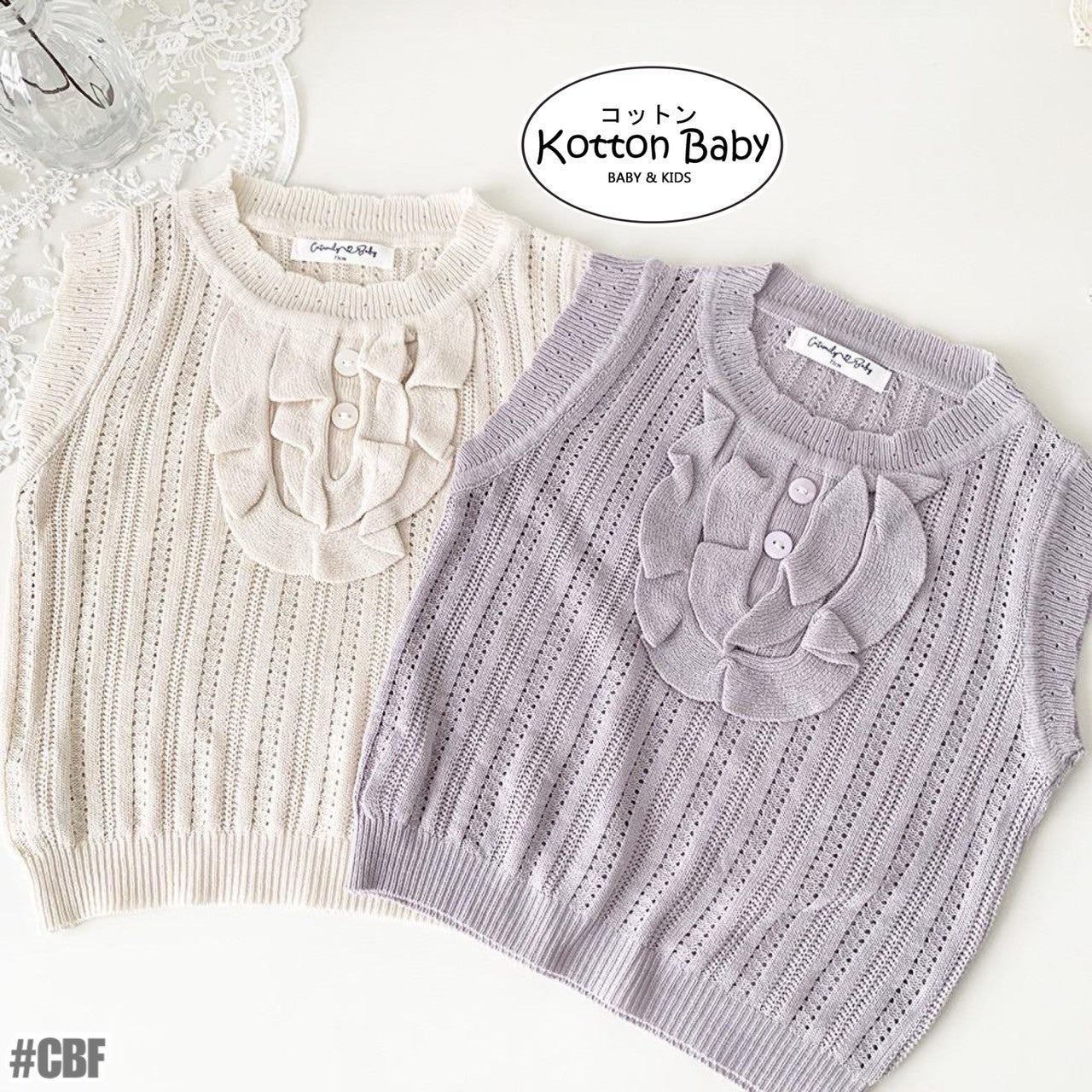 0-4 Thn | ATASAN BAJU KNIT RAJUT BAYI PAKAIAN ANAK PEREMPUAN catalog CTML CBF