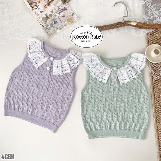 0-4 Thn | ATASAN BAJU KNIT RAJUT BAYI PAKAIAN ANAK PEREMPUAN catalog CTML CBK