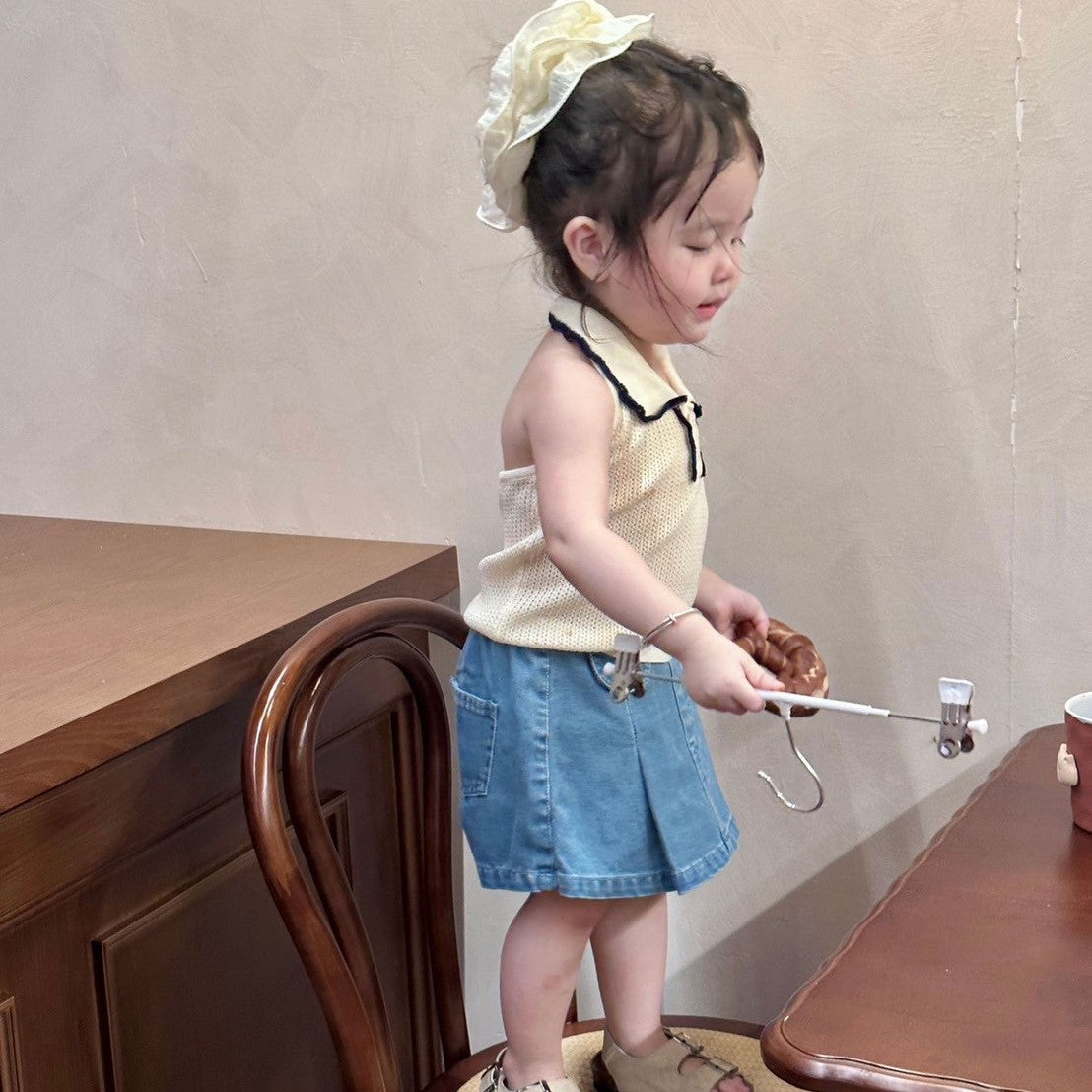 0-4 Thn | ATASAN BAJU KNIT RAJUT KAOS KEMEJA BAYI PAKAIAN ANAK PEREMPUAN catalog CTML CAY