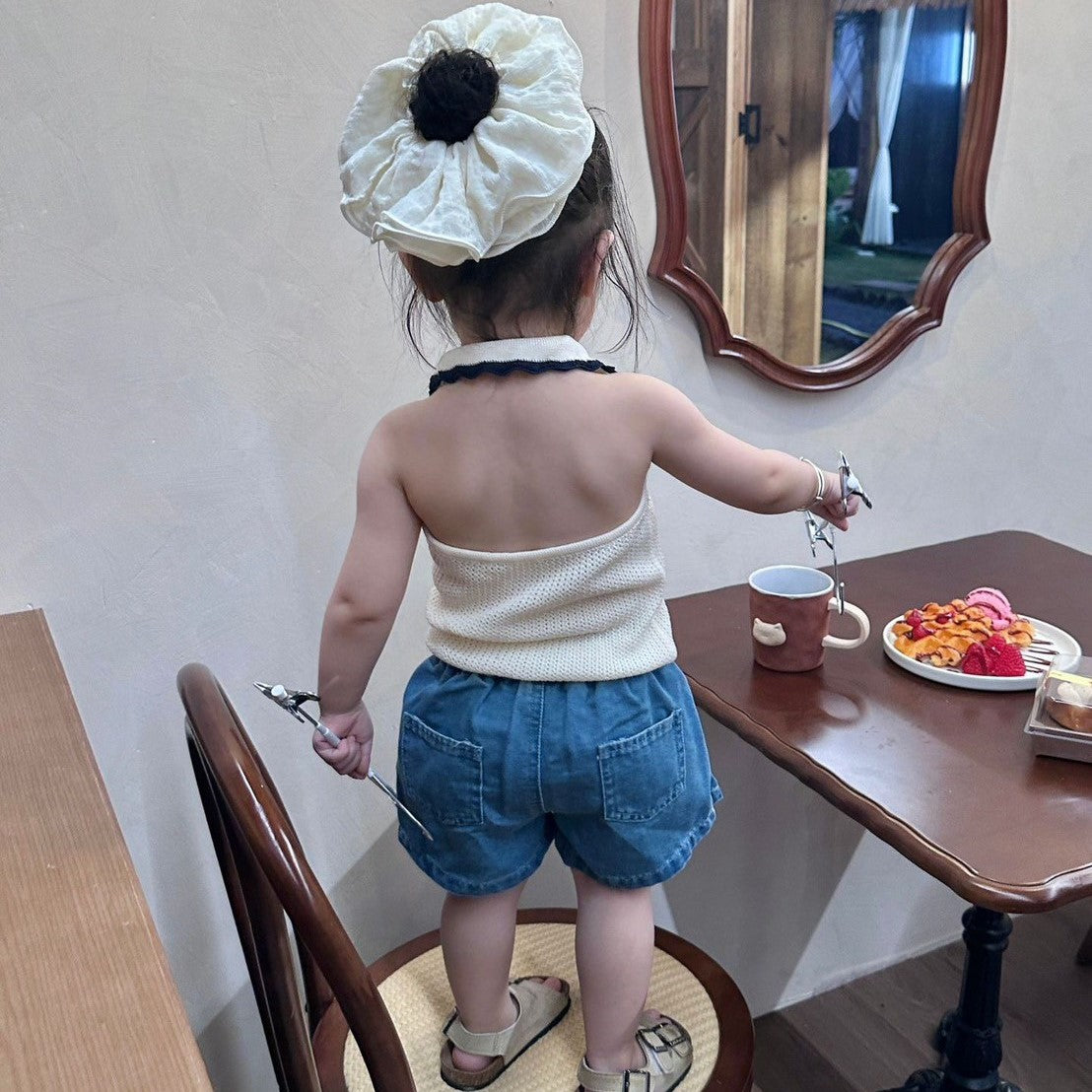 0-4 Thn | ATASAN BAJU KNIT RAJUT KAOS KEMEJA BAYI PAKAIAN ANAK PEREMPUAN catalog CTML CAY