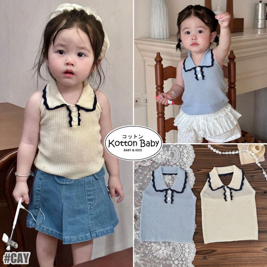 0-4 Thn | ATASAN BAJU KNIT RAJUT KAOS KEMEJA BAYI PAKAIAN ANAK PEREMPUAN catalog CTML CAY
