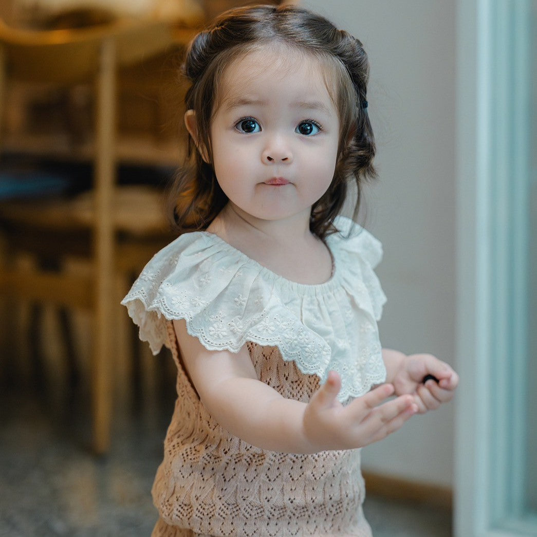 0-4 Thn | SETELAN BAJU + CELANA SET ATASAN KNIT BAYI ANAK PEREMPUAN BAJU PAKAIAN ANAK Catalog CTML CAZ