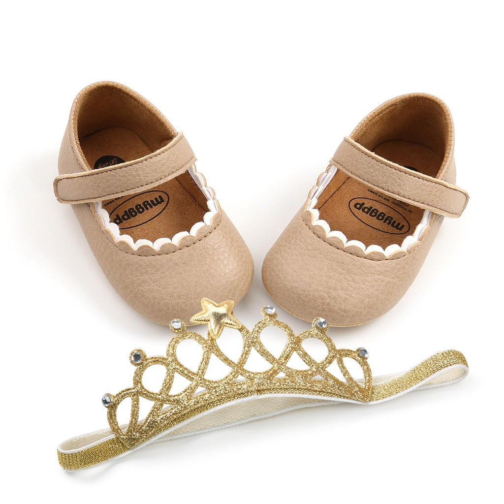 (free headband) 0-18m SEPATU BAYI ANAK SHOES PEREMPUAN CASUAL GAUL CATALOG RMRS RK