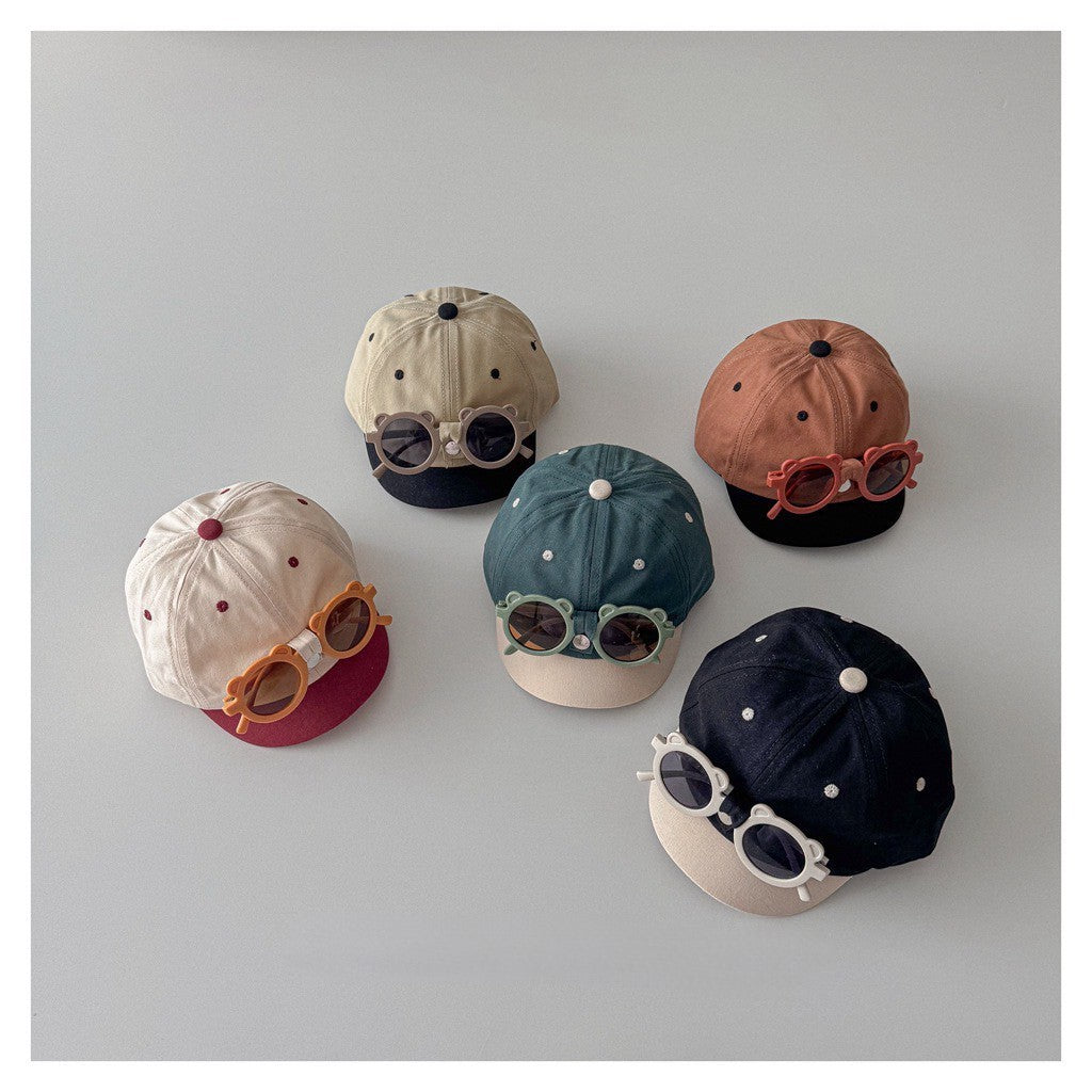 1-5 thn | TOPI BASEBALL UNIK KACAMATA ANAK BAYI KARAKTER LUCU LAKI-LAKI CATALOG OIMG OFU