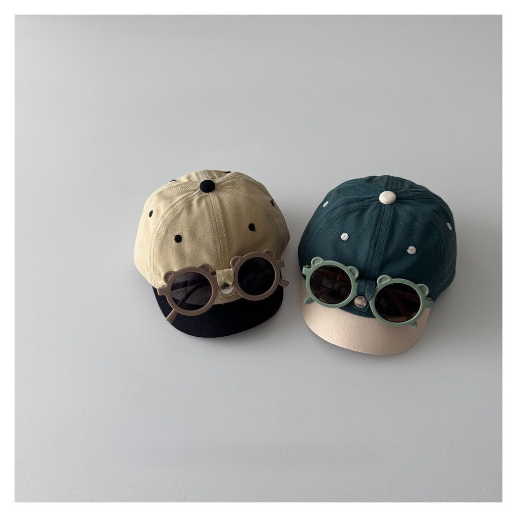 1-5 thn | TOPI BASEBALL UNIK KACAMATA ANAK BAYI KARAKTER LUCU LAKI-LAKI CATALOG OIMG OFU