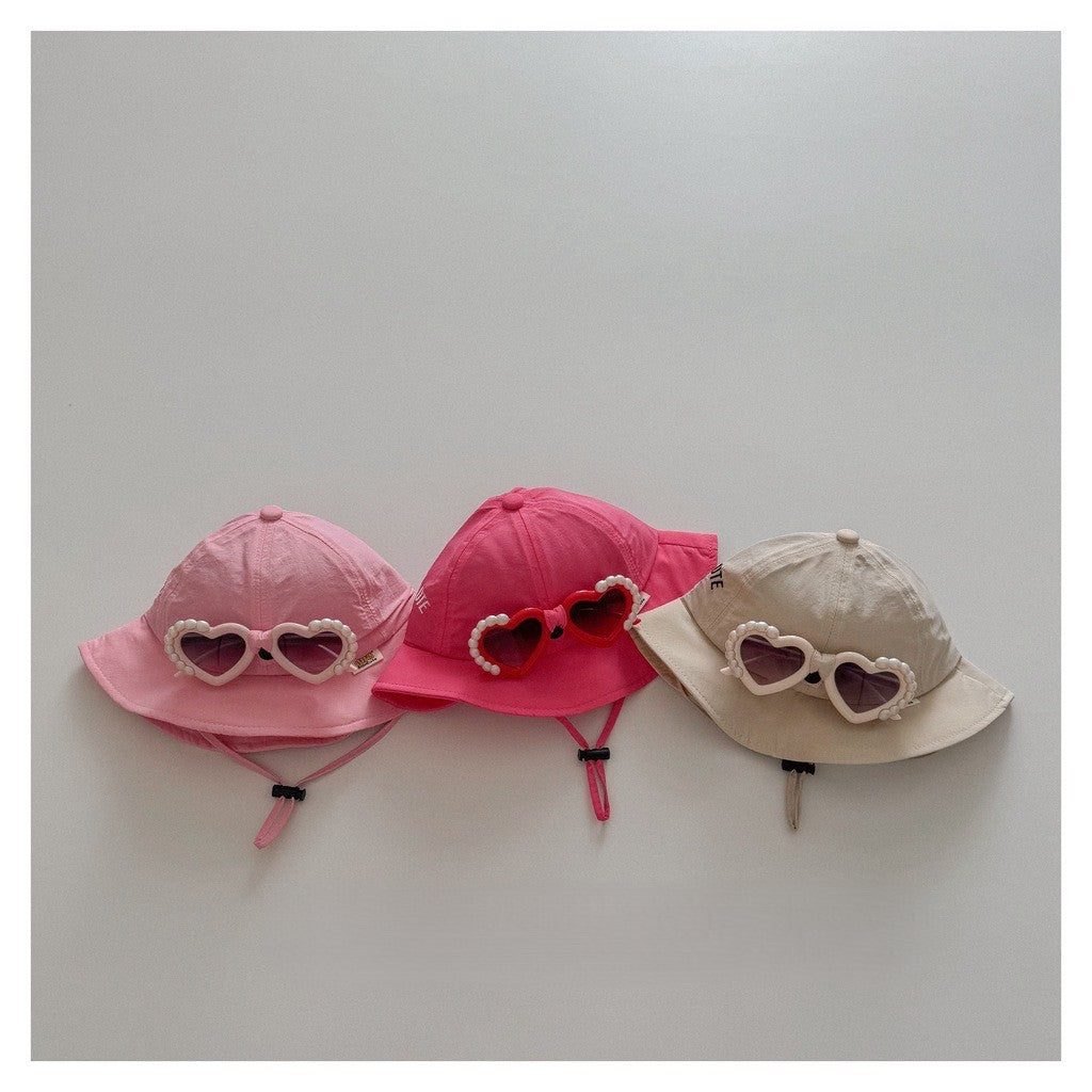 1-5 thn | TOPI BUCKET HAT UNIK KACAMATA ANAK BAYI KARAKTER LUCU PEREMPUAN CATALOG OIMG OFR