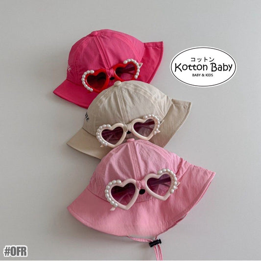 1-5 thn | TOPI BUCKET HAT UNIK KACAMATA ANAK BAYI KARAKTER LUCU PEREMPUAN CATALOG OIMG OFR