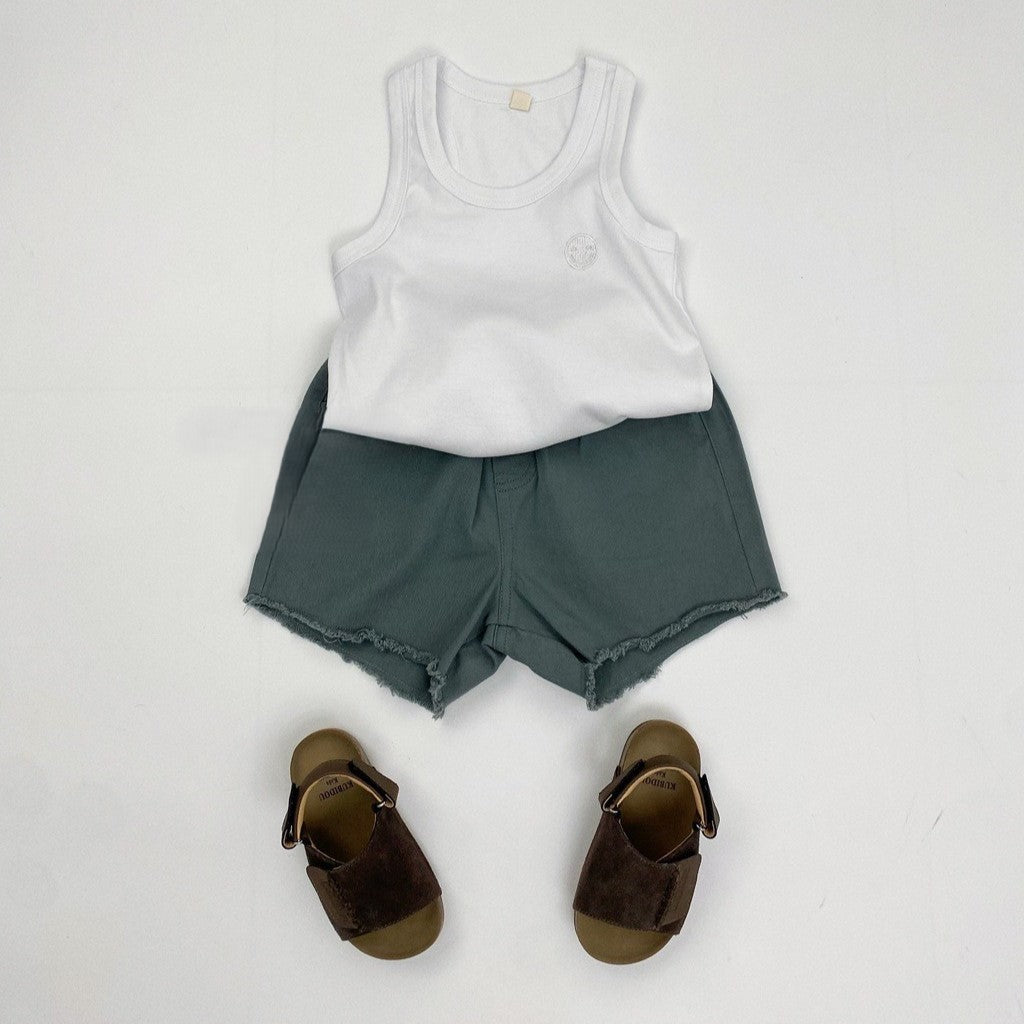 1-5thn | Tshirt Kaos Korea Singlet Basic Oblong Kutang Anak Laki-laki Pakaian Bayi KQHZ catalog KBD