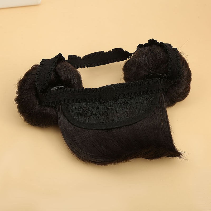 0-3 thn || Bandana Wig Korea Poni Rambut Palsu Topi Cepol Bayi Newborn Anak Catalog JNWG WF