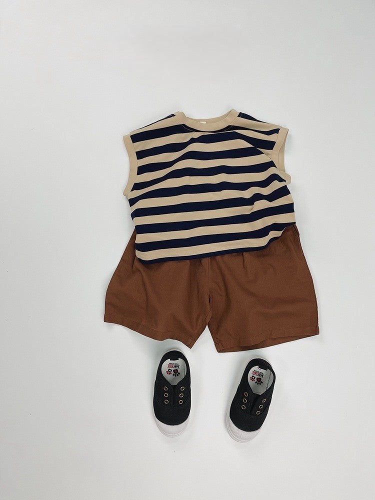 1-5thn | Tshirt Kaos Korea Basic Oblong Kutang Anak Laki-laki Pakaian Bayi KQHZ catalog KAQ