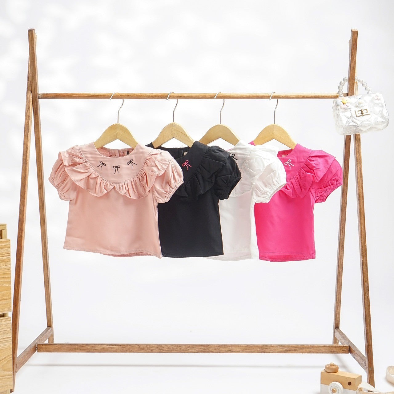 TINYME 0-4 thn || ATASAN PEPLUM TOP KAOS BAYI ANAK CASUAL catalog TMTM DAISY