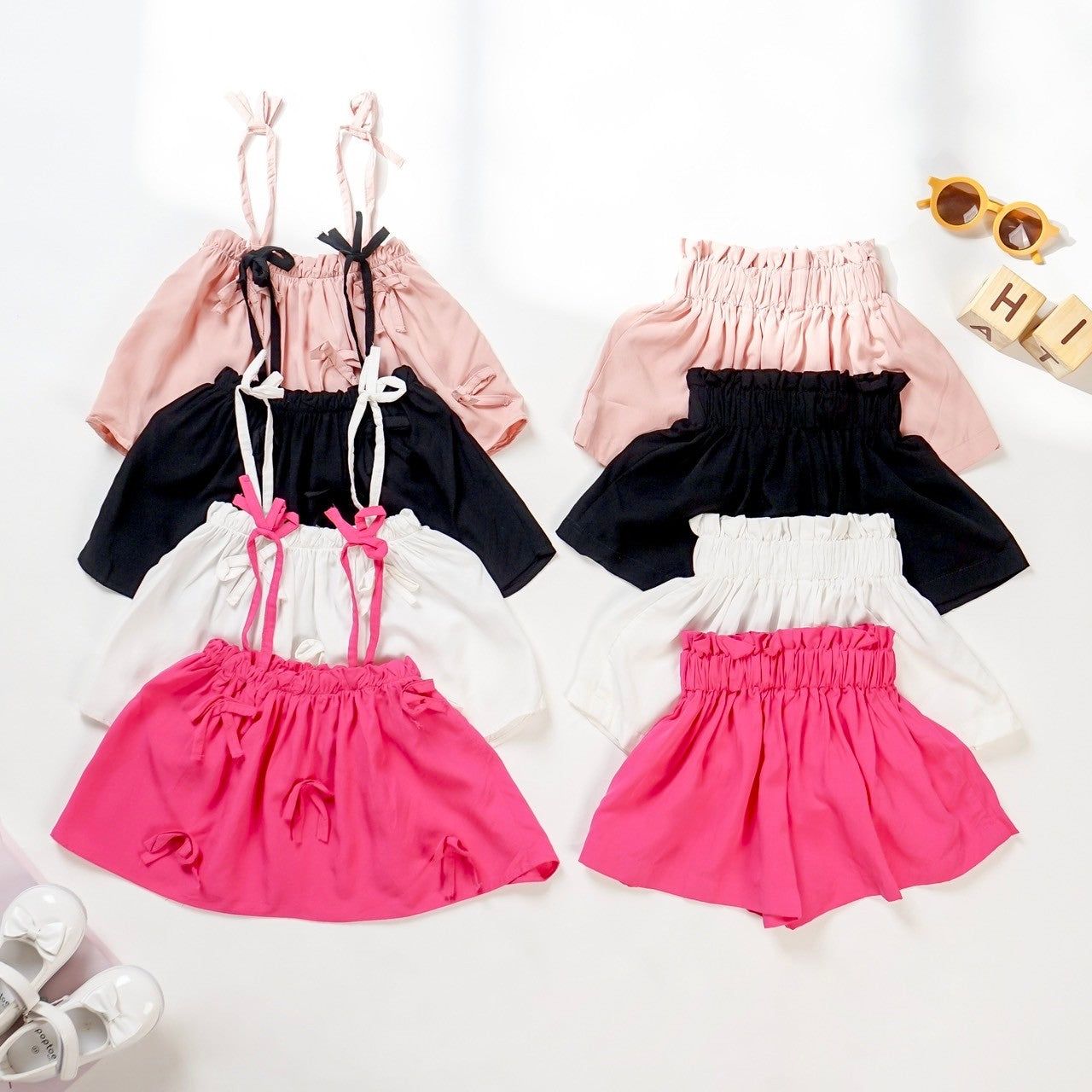TINYME 0-5 thn || SETELAN ANAK SET ATASAN CELANA RUFFLE BAYI catalog TMTM GISELLE