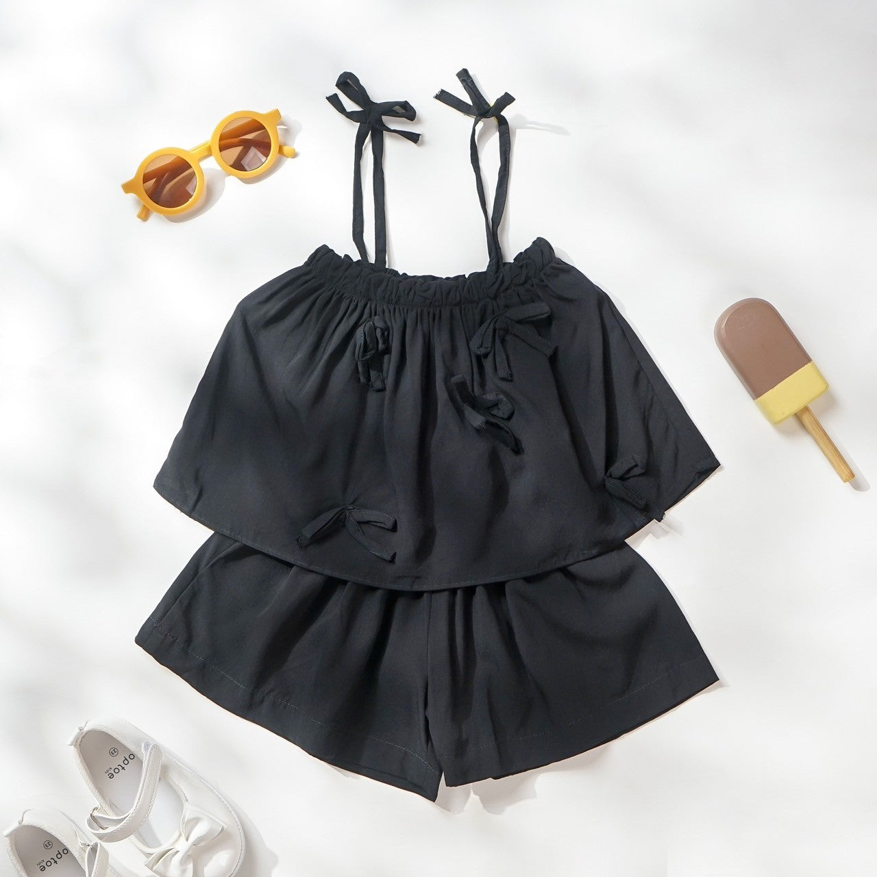 TINYME 0-5 thn || SETELAN ANAK SET ATASAN CELANA RUFFLE BAYI catalog TMTM GISELLE