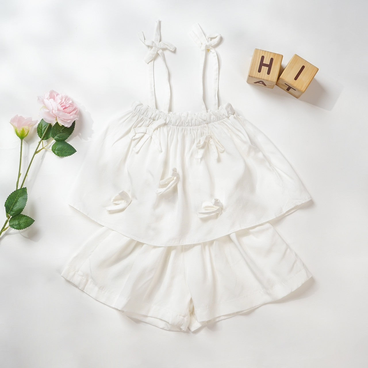 TINYME 0-5 thn || SETELAN ANAK SET ATASAN CELANA RUFFLE BAYI catalog TMTM GISELLE