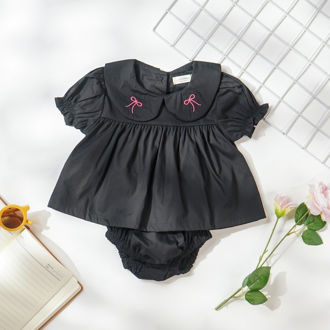 TINYME 0-18 bln || SETELAN ANAK SET ATASAN PEPLUM CELANA  BAYI catalog TMTM GWEN