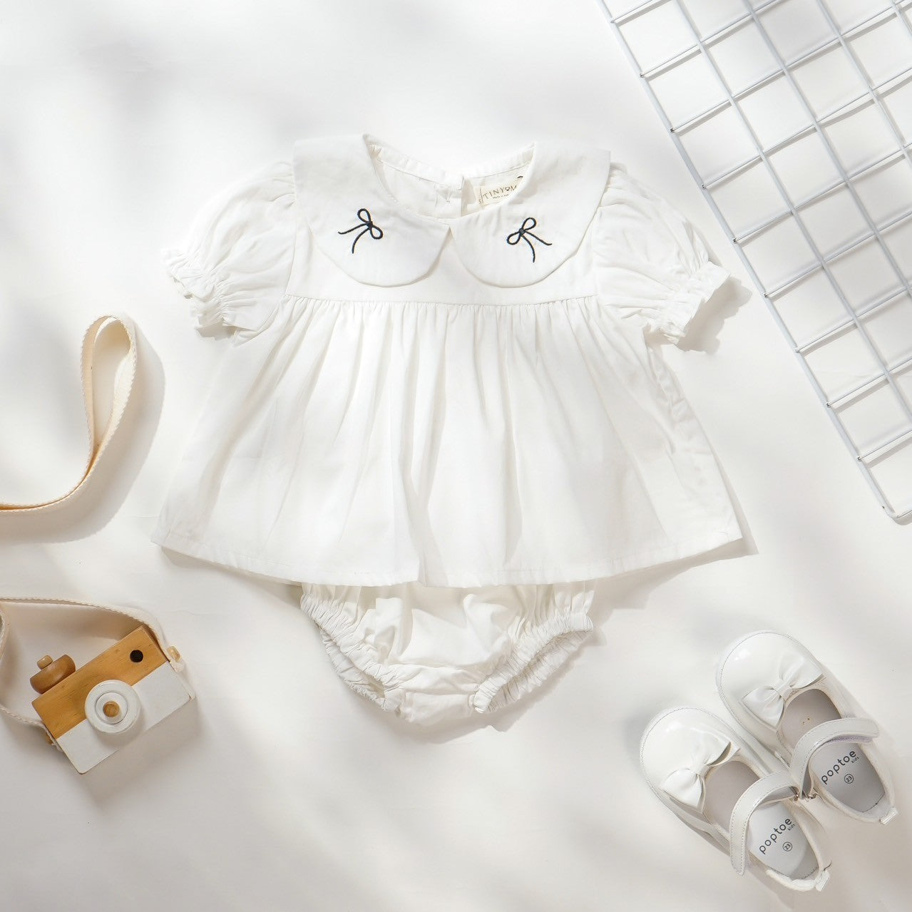 TINYME 0-18 bln || SETELAN ANAK SET ATASAN PEPLUM CELANA  BAYI catalog TMTM GWEN