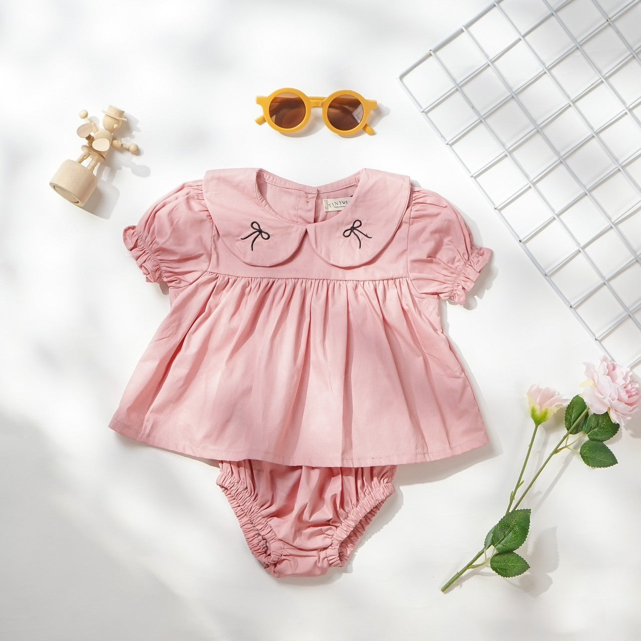 TINYME 0-18 bln || SETELAN ANAK SET ATASAN PEPLUM CELANA  BAYI catalog TMTM GWEN