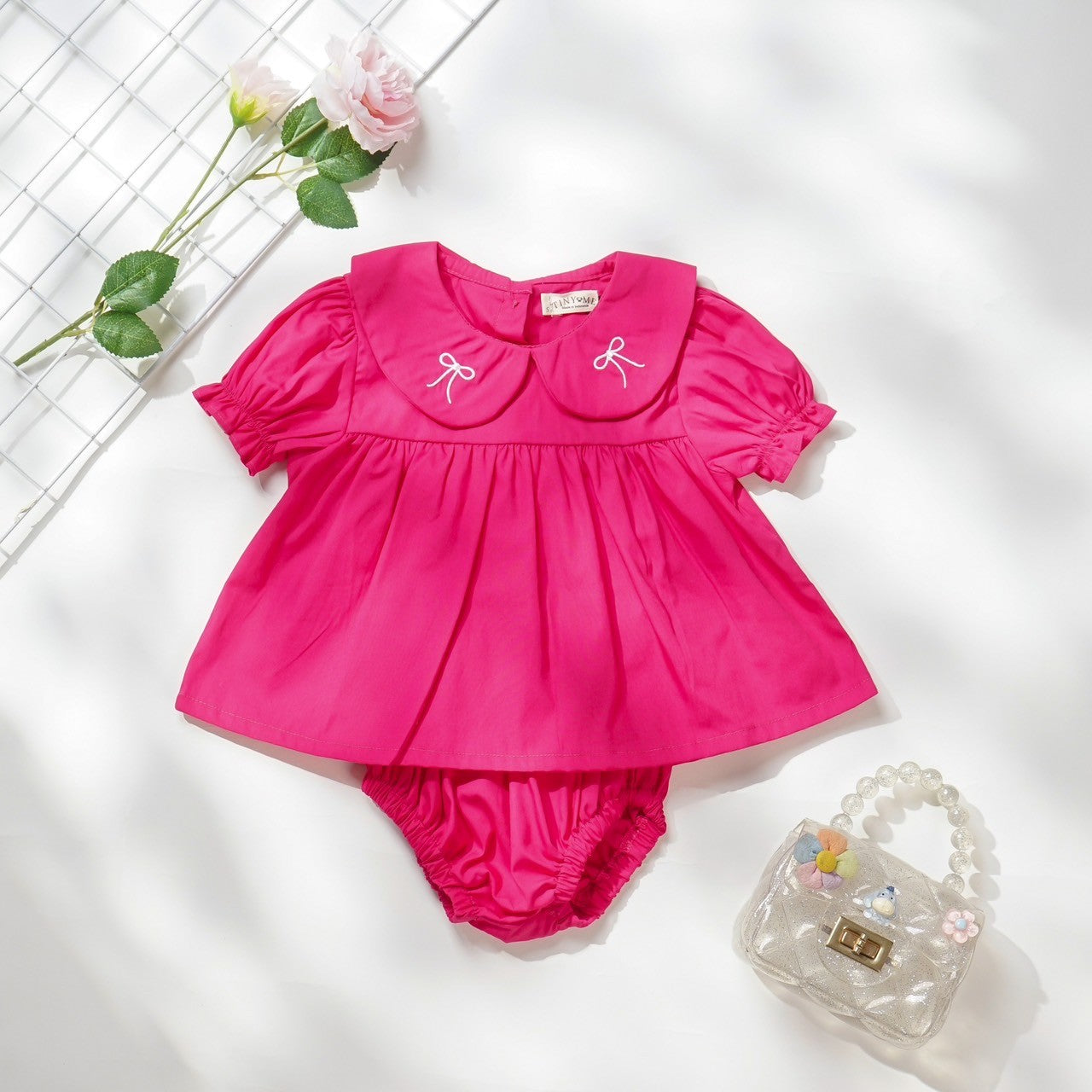 TINYME 0-18 bln || SETELAN ANAK SET ATASAN PEPLUM CELANA  BAYI catalog TMTM GWEN