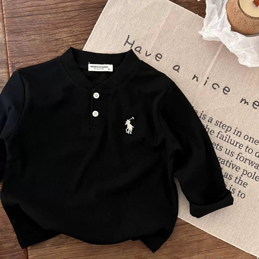 2-6thn | Tshirt Kaos Korea Basic Lengan Panjang Oblong Anak Laki-laki Pakaian Bayi TXY catalog XAZ