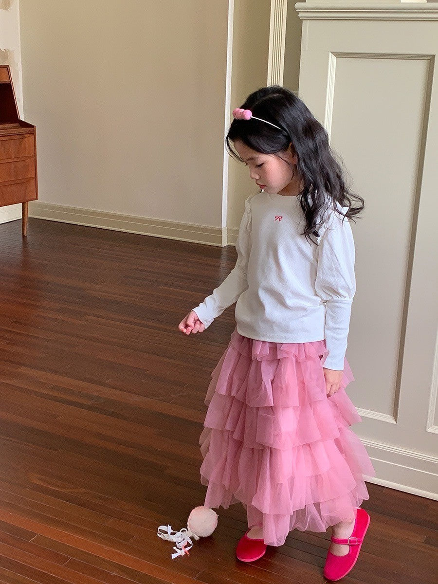 2-6 thn || ROK PANJANG TUTU ANAK SKIRT NGEMBANG TULLE catalog NXTY TAS