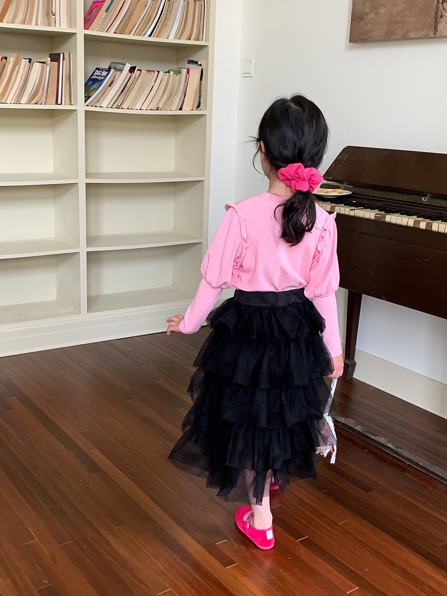 2-6 thn || ROK PANJANG TUTU ANAK SKIRT NGEMBANG TULLE catalog NXTY TAS