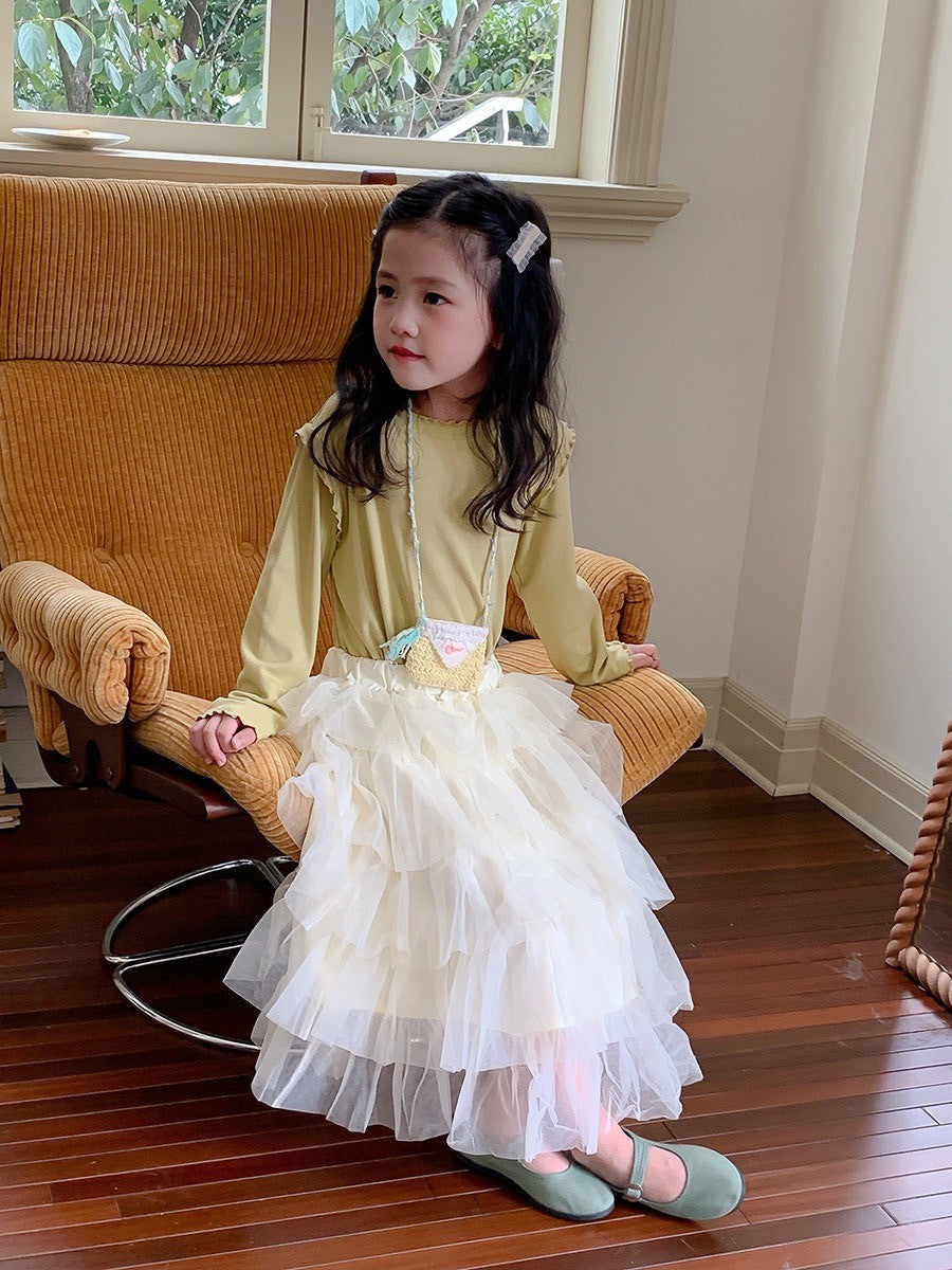 2-6 thn || ROK PANJANG TUTU ANAK SKIRT NGEMBANG TULLE catalog NXTY TAS