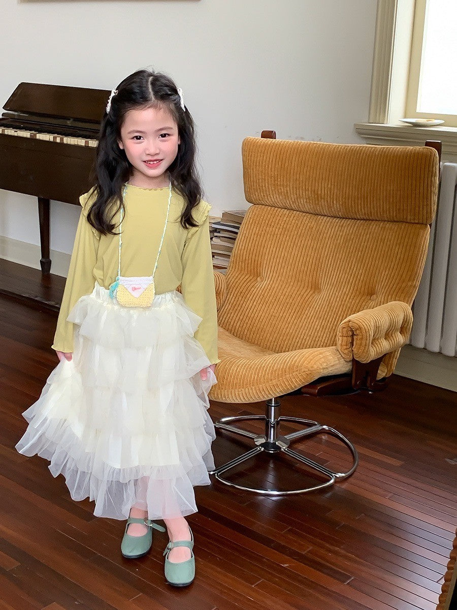 2-6 thn || ROK PANJANG TUTU ANAK SKIRT NGEMBANG TULLE catalog NXTY TAS