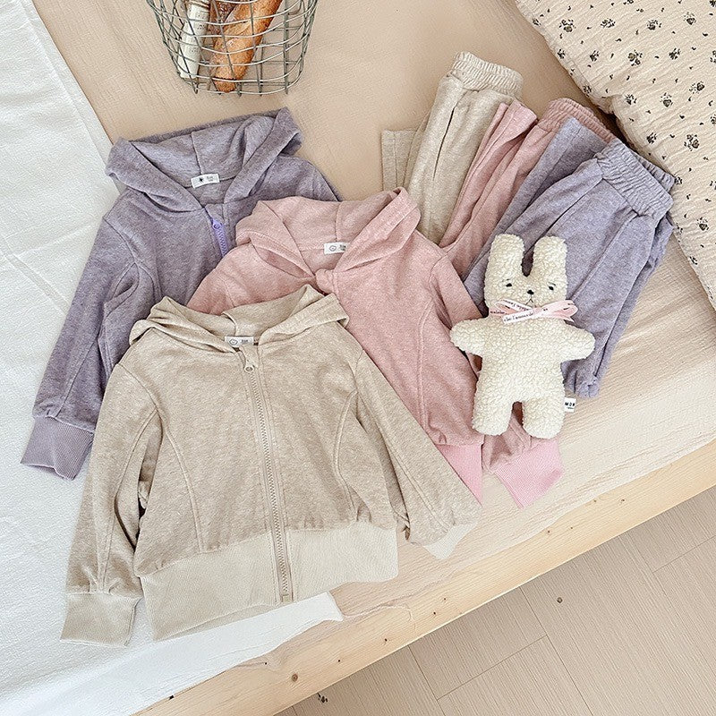 3-7 thn ||  Jaket Sweater + Celana (1SET) Anak Jacket Coat Anak Karakter ANAK PEREMPUAN catalog NXTY TAT