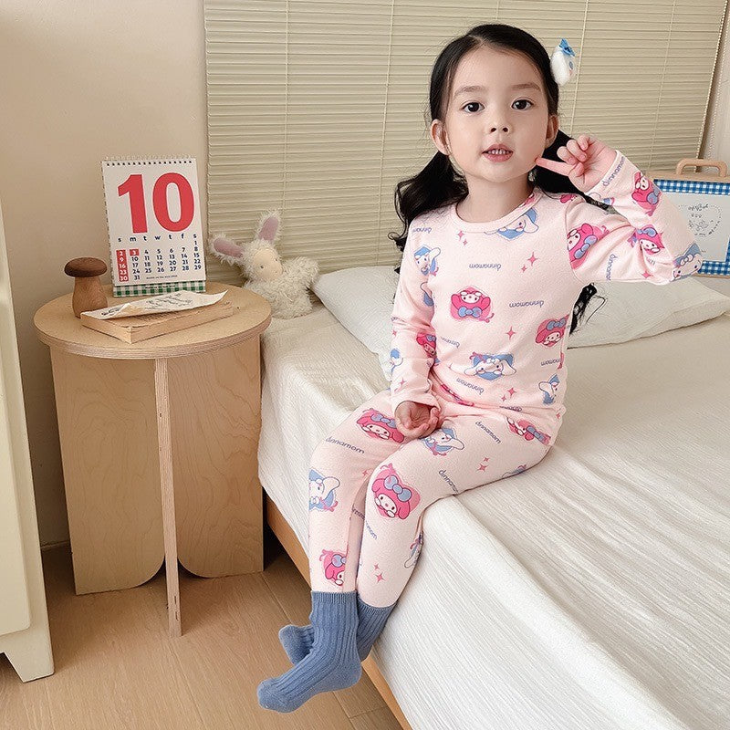 2-6 thn || SETELAN BAJU PIYAMA + CELANA (1 set) ANAK JALAN CASUAL BAJU catalog NXTY TBG