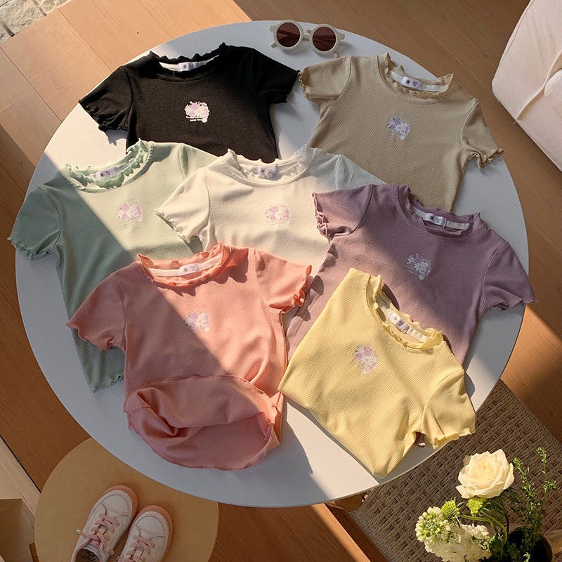 2-6 thn || ATASAN BAJU KAOS BASIC CASUAL BAYI PAKAIAN ANAK PEREMPUAN catalog NXTY TBS