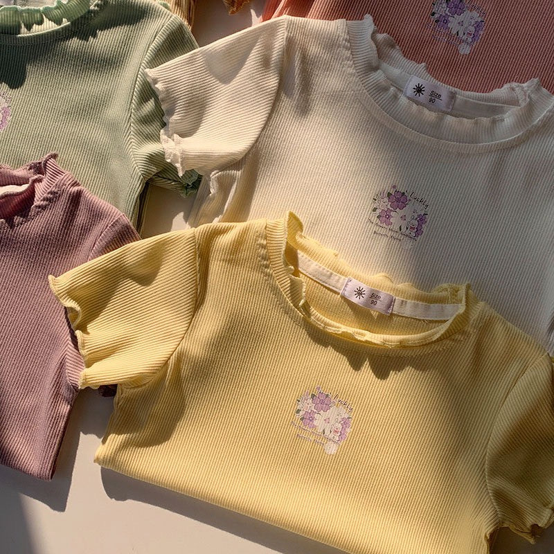 2-6 thn || ATASAN BAJU KAOS BASIC CASUAL BAYI PAKAIAN ANAK PEREMPUAN catalog NXTY TBS