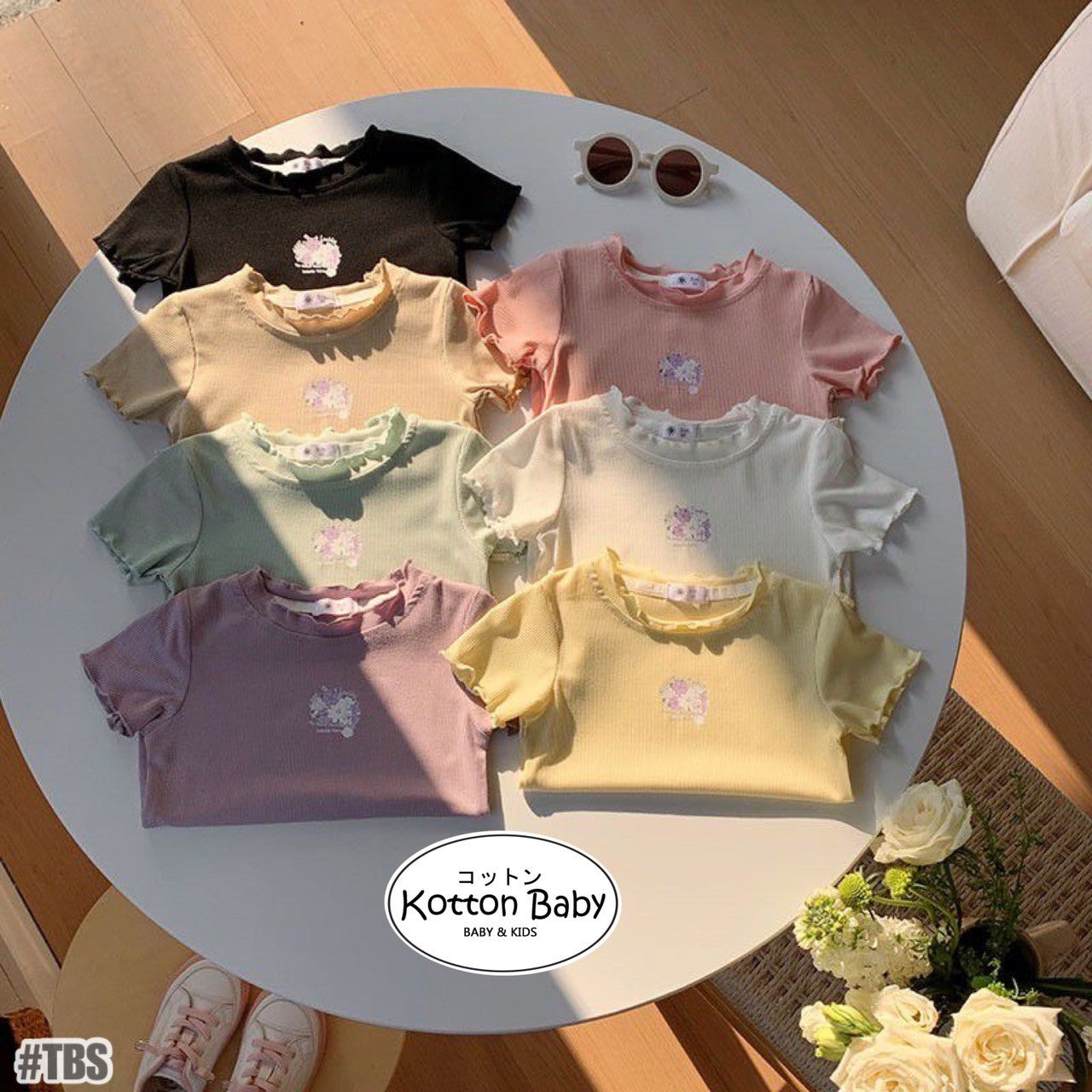 2-6 thn || ATASAN BAJU KAOS BASIC CASUAL BAYI PAKAIAN ANAK PEREMPUAN catalog NXTY TBS