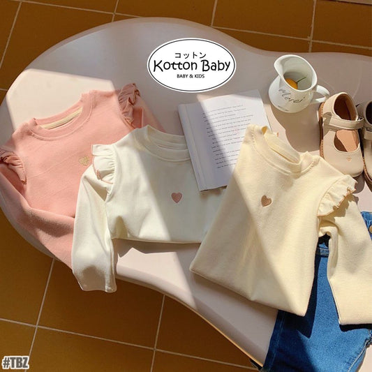 2-6 thn || KAOS BAJU LENGAN PANJANG ATASAN PAKAIAN ANAK PEREMPUAN  catalog NXTY TBZ