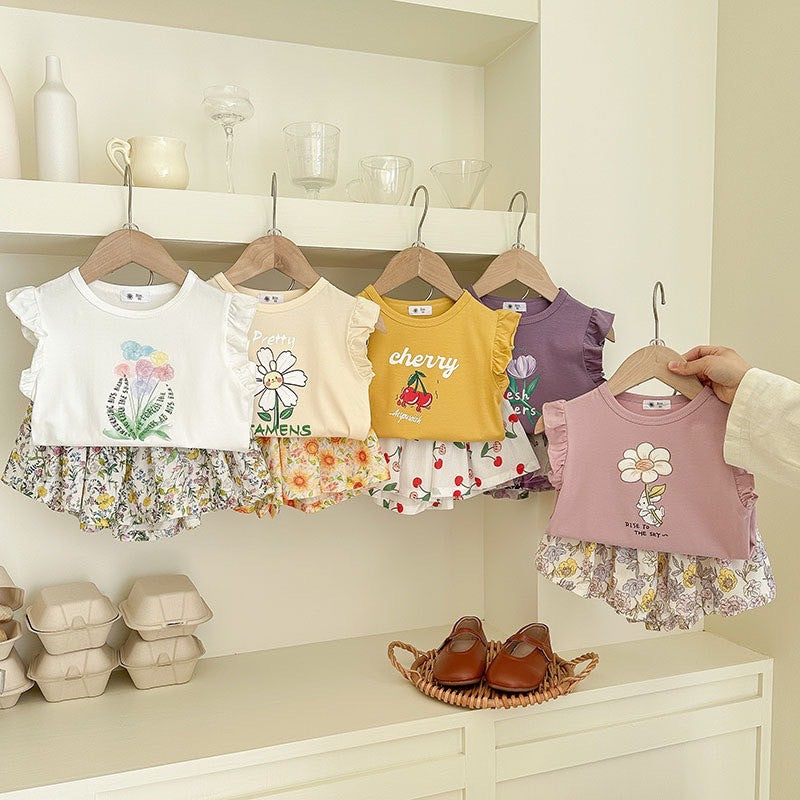 2-6 thn ||SETELAN BAJU + CELANA (1 set) ANAK JALAN CASUAL BAJU ATASAN catalog NXTY TBV