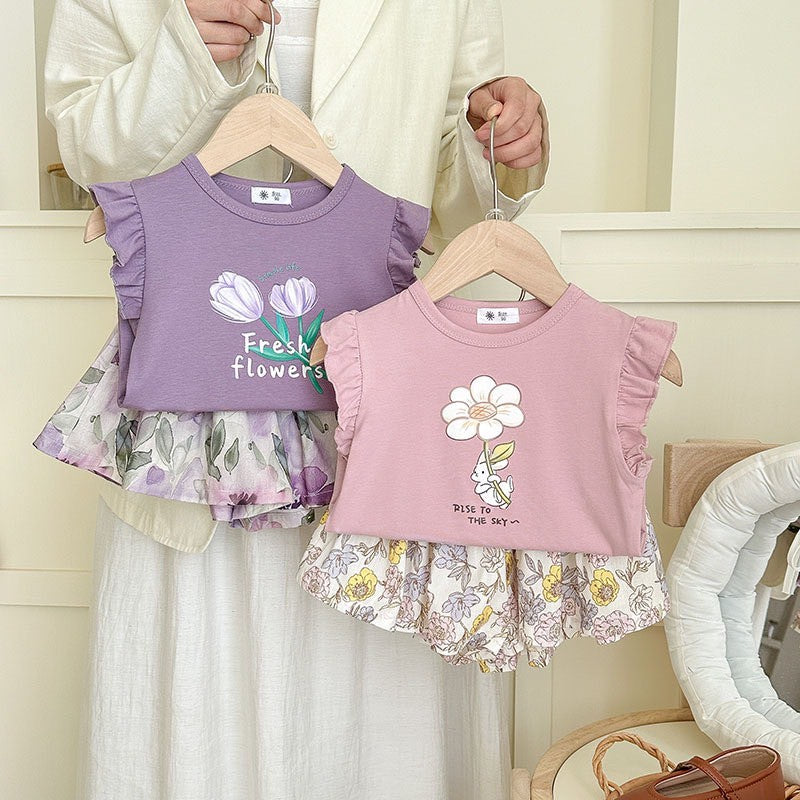 2-6 thn ||SETELAN BAJU + CELANA (1 set) ANAK JALAN CASUAL BAJU ATASAN catalog NXTY TBV