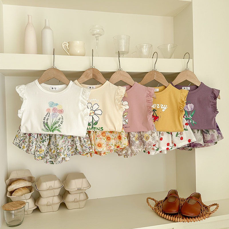 2-6 thn ||SETELAN BAJU + CELANA (1 set) ANAK JALAN CASUAL BAJU ATASAN catalog NXTY TBV