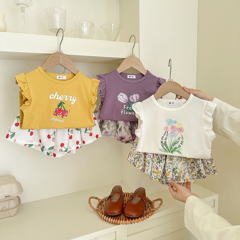 2-6 thn ||SETELAN BAJU + CELANA (1 set) ANAK JALAN CASUAL BAJU ATASAN catalog NXTY TBV