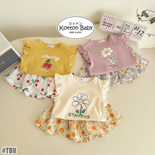 2-6 thn ||SETELAN BAJU + CELANA (1 set) ANAK JALAN CASUAL BAJU ATASAN catalog NXTY TBV