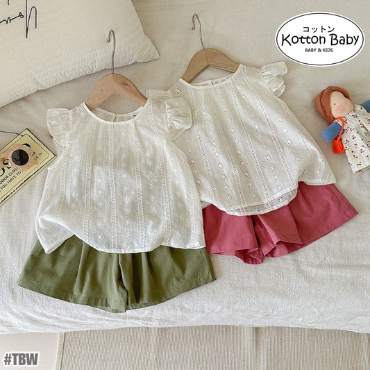 2-6 thn ||SETELAN BAJU + CELANA (1 set) ANAK JALAN CASUAL BAJU ATASAN catalog NXTY TBW