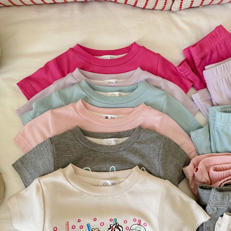 2-6 thn ||SETELAN BAJU + CELANA PANJANG (1 set) ANAK JALAN CASUAL BAJU ATASAN catalog NXTY TBT