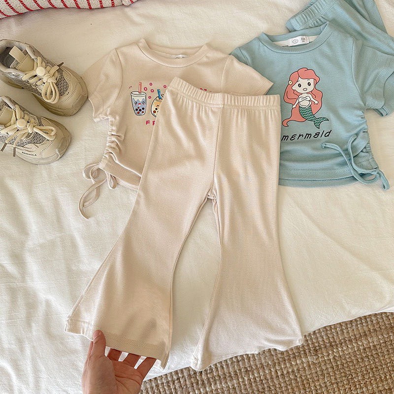 2-6 thn ||SETELAN BAJU + CELANA PANJANG (1 set) ANAK JALAN CASUAL BAJU ATASAN catalog NXTY TBT