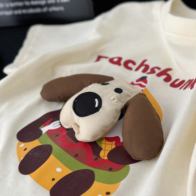 2-6thn | Tshirt Kaos Korea Basic Lengan Pendek Oblong karakter Anak Laki-laki Pakaian Bayi TXY catalog XBH