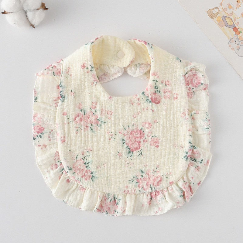 Premium BIB SLABBER BUNGA BAYI SET CELEMEK TATAKAN LIUR ANAK catalog DQIN DS