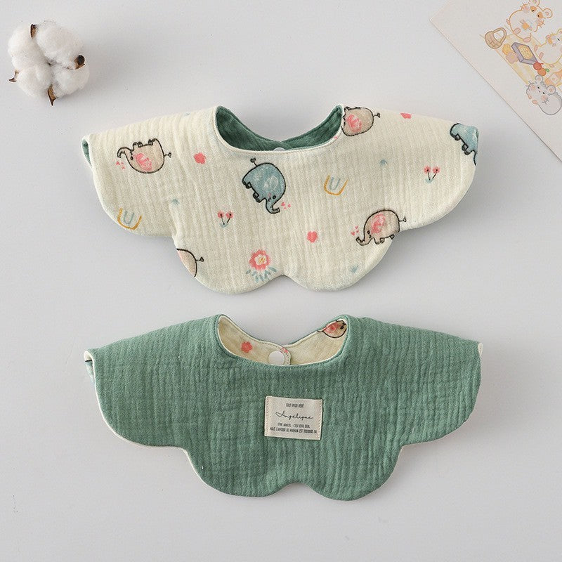 Premium BIB SLABBER BUNGA BAYI SET CELEMEK TATAKAN LIUR ANAK catalog DQIN DAB